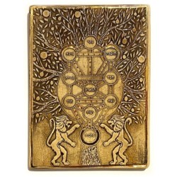 Art in Clay Handmade Kabbalah Tree of Life Ceramic Plaque Wall Hanging