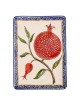 Art in Clay Limited Edition Handmade Ceramic Pomegranate Plaque Wall H