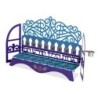 Dorit Judaica Metal Hanukkah Menorah With Refined Design and Pomegrana