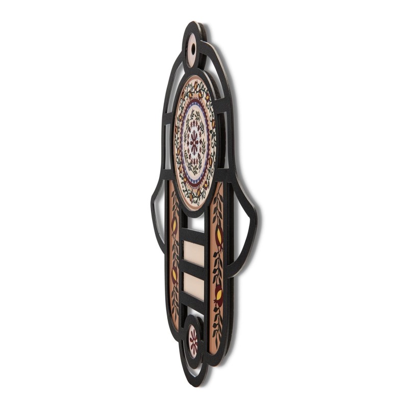 Dorit Judaica Pomegranate and Mandala Hamsa Wall Hanging
