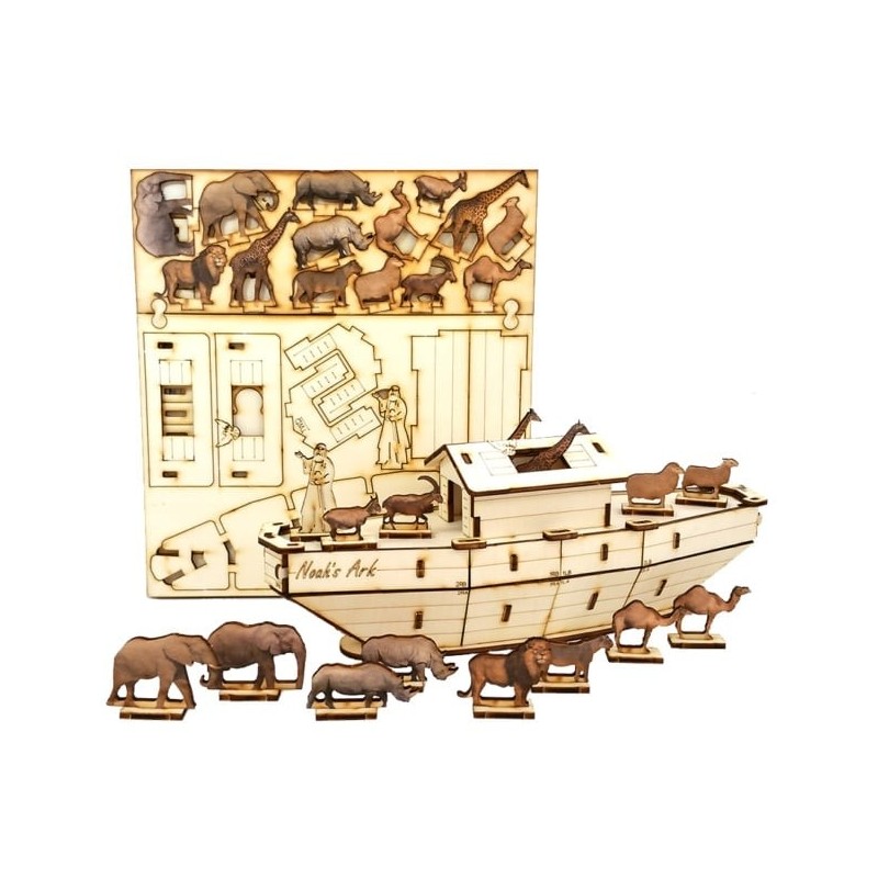 Noah's Ark: Do-It-Yourself 3D Puzzle Kit