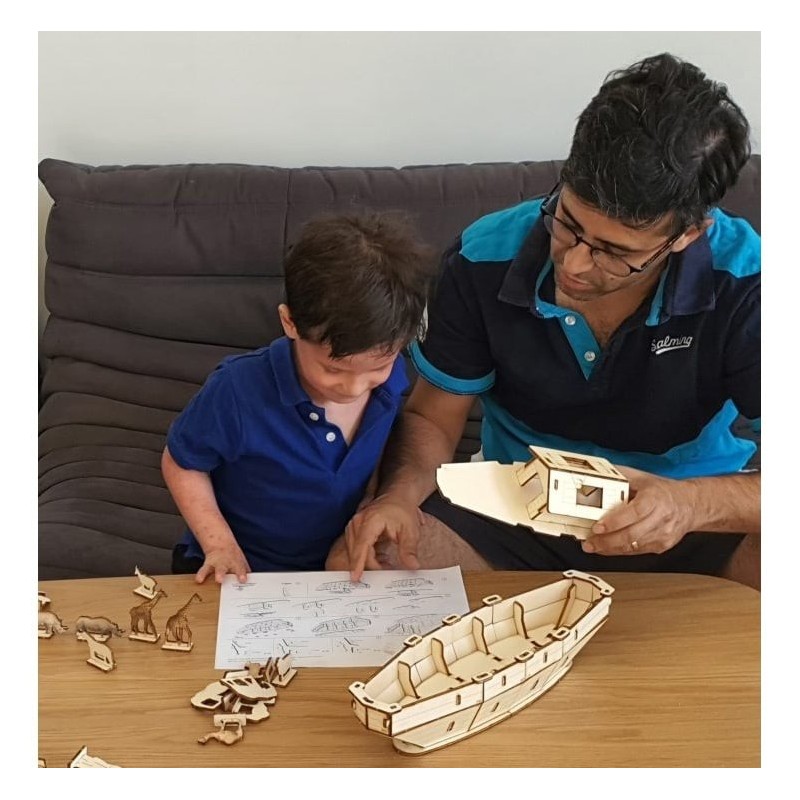 Noah's Ark: Do-It-Yourself 3D Puzzle Kit