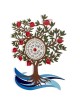 Inspirational Pomegranate Tree Wall Hanging By Dorit Judaica (Hebrew)