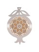 Dorit Judaica Pomegranate Wall Hanging with Home Blessing - Hebrew