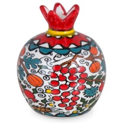 Pomegranate Ceramic with Seven Species Design. Armenian Ceramic