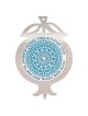 Dorit Judaica Pomegranate Mandala Wall Hanging with Home Blessing