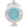 Dorit Judaica Pomegranate Mandala Wall Hanging with Home Blessing