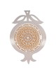 Dorit Judaica Pomegranate Mandala Wall Hanging with Home Blessing