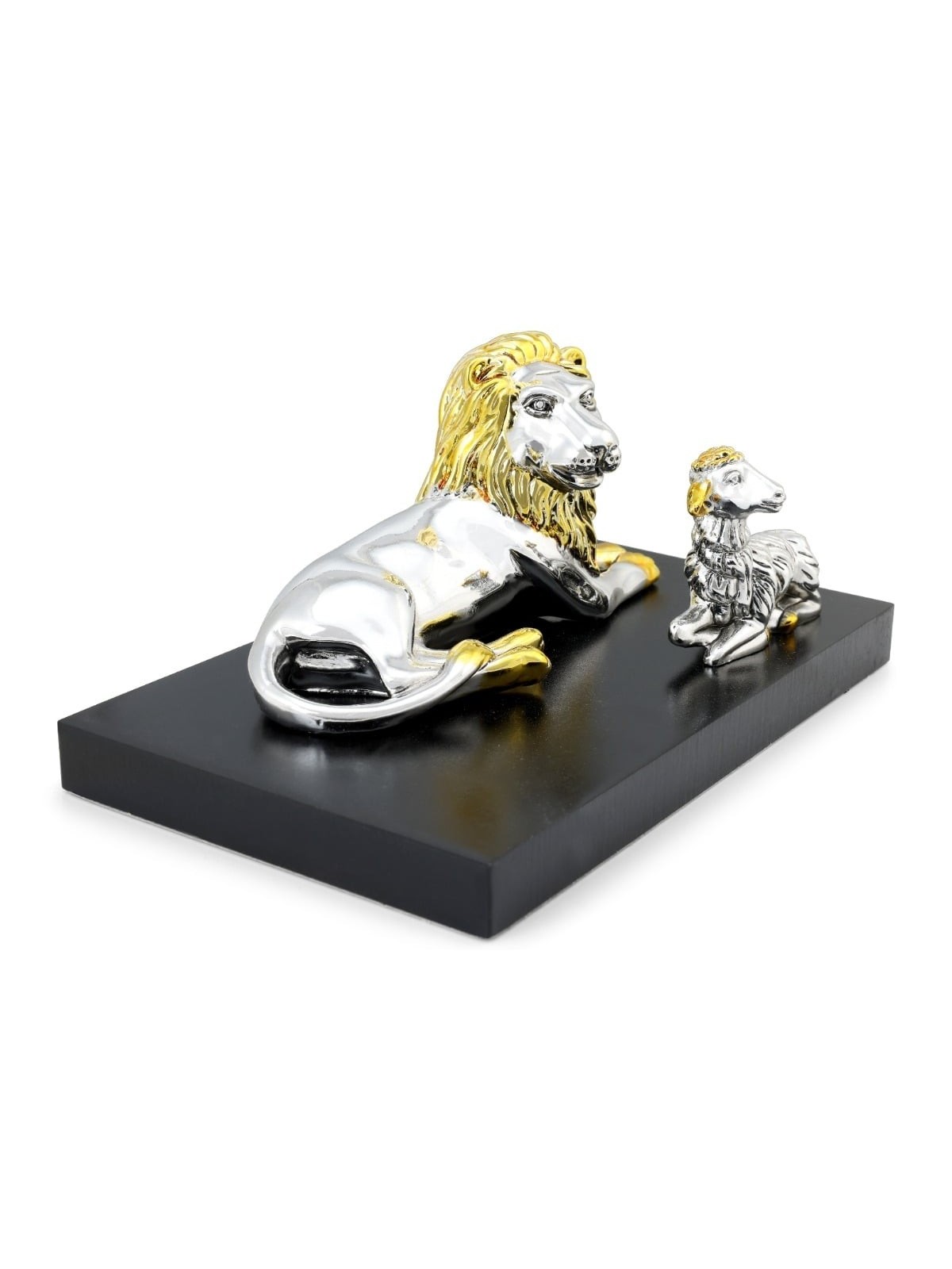 Silver Lion and Lamb Miniature