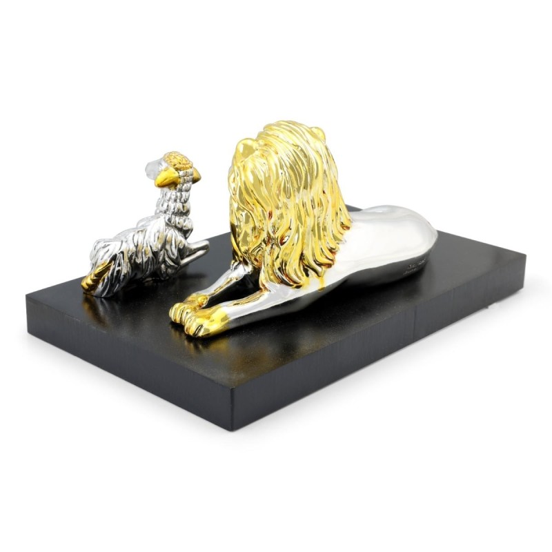 Silver Lion and Lamb Miniature