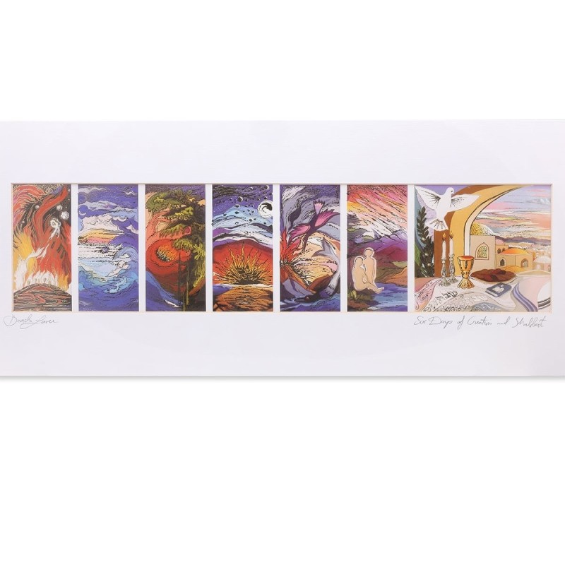 Six Days of Creation - Bracha Lavee Print