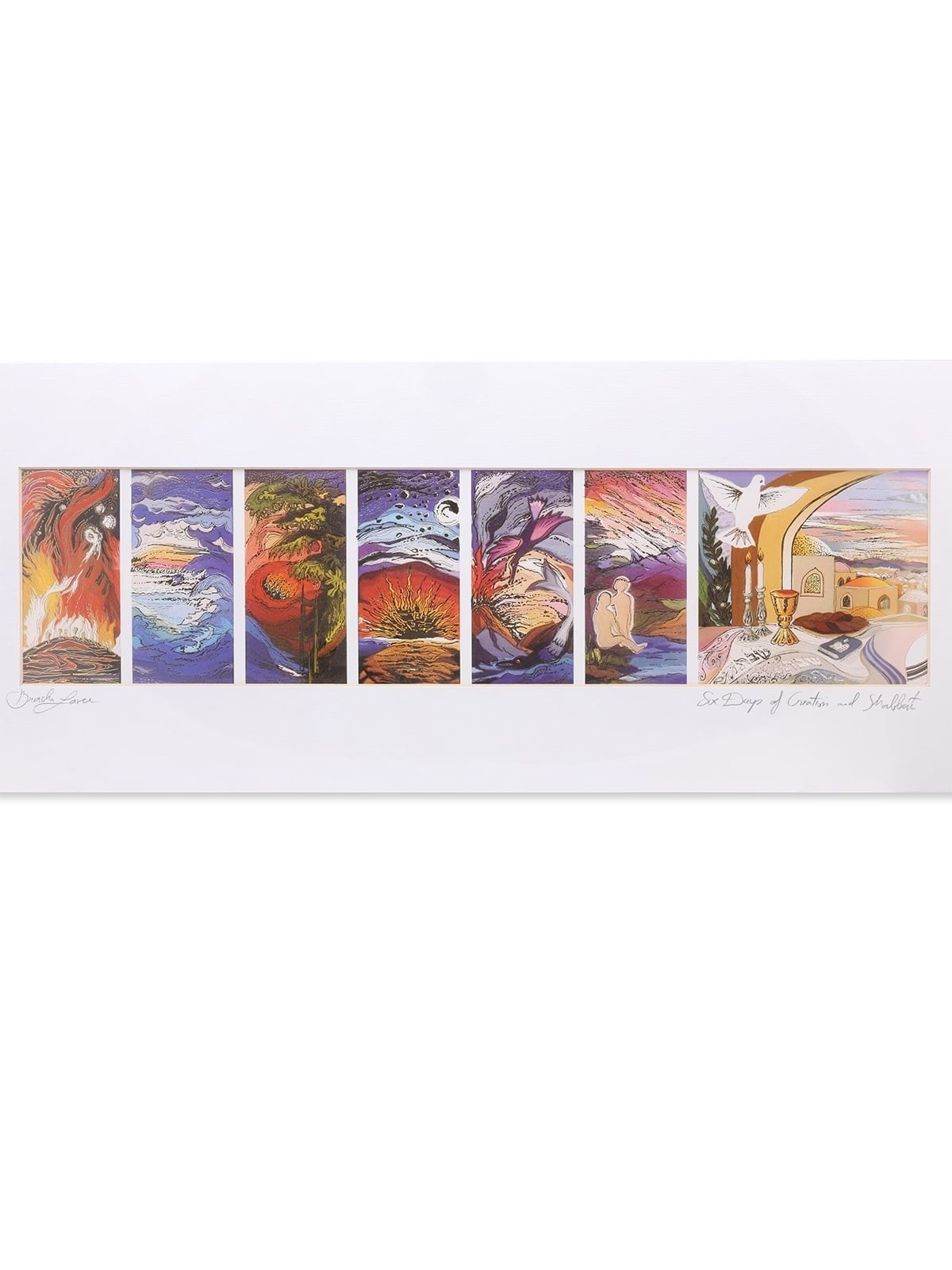 Six Days of Creation - Bracha Lavee Print