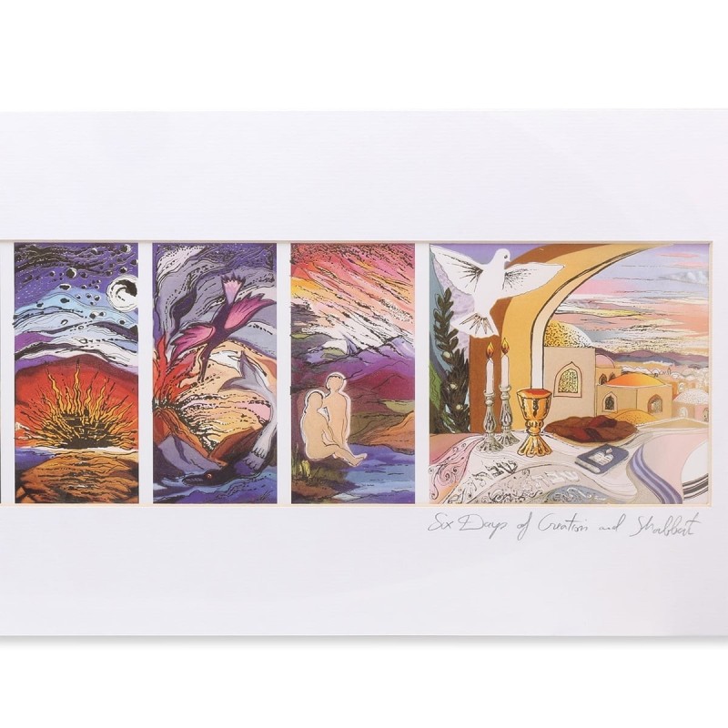 Six Days of Creation - Bracha Lavee Print