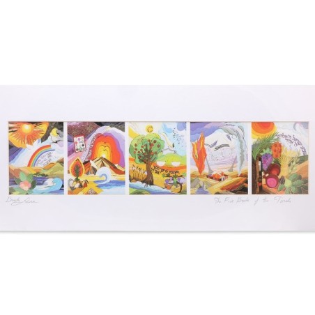 The Five Books of the Torah - Bracha Lavee Print