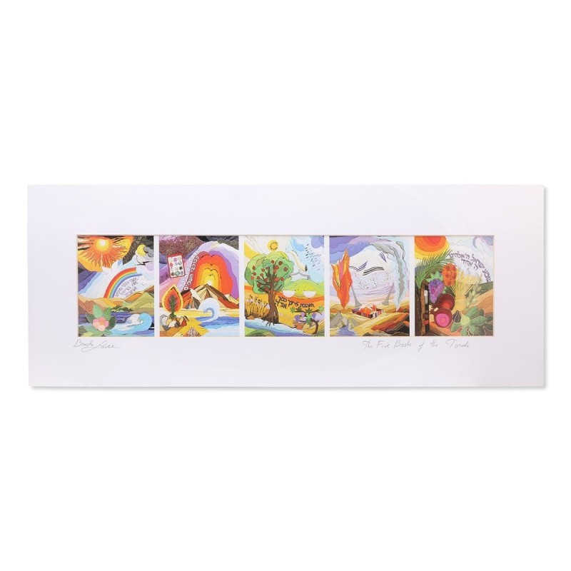 The Five Books of the Torah - Bracha Lavee Print