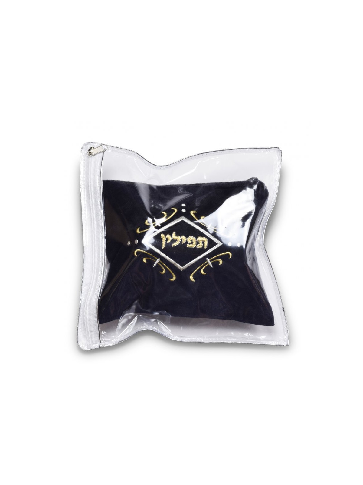 Protective Zippered Plastic Cover for Tefil... | Talit & Tefillin Bags