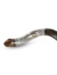 Silver-Plated Yemenite Kudu Shofar - Lion of Judah (Choice of Sizes)