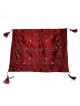 Challah Cover With Pomegranate Design (Red)