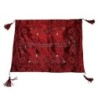 Challah Cover With Pomegranate Design (Red)