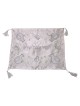 White Challah Cover With Pomegranate Designs (Choice of Designs)