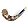 Barsheshet-Ribak Hand-Painted Shofar With Lion of Judah Design