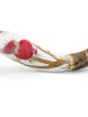 Pomegranates Hand Painted Kudu Shofar