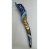 Hand Painted Blue Night Sky Lion of Judah Shofar