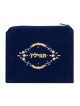 Dark Blue Velvet Tefillin Bag Embroidere... | Tefillin Bags & Carriers