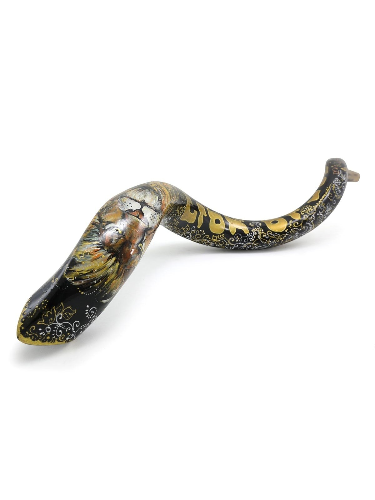 Lion of Judah Hand Painted Kudu Shofar