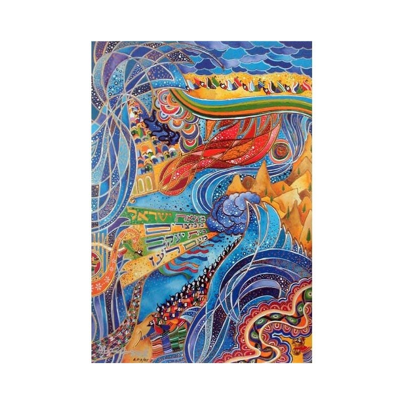 Raphael Abecassis Original Lithograph - Passover