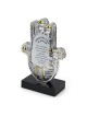 Silver Jerusalem Hamsa House Blessing (Hebrew, English or Spanish)