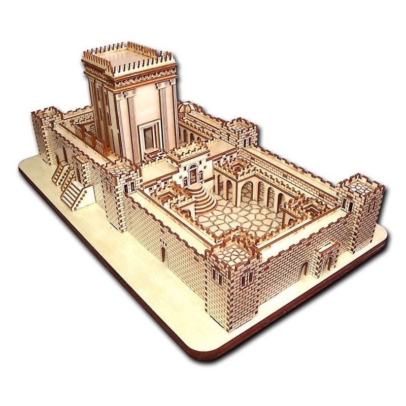 Jerusalem Second Temple Laser Cut 3D Do-it-Yourself Kit