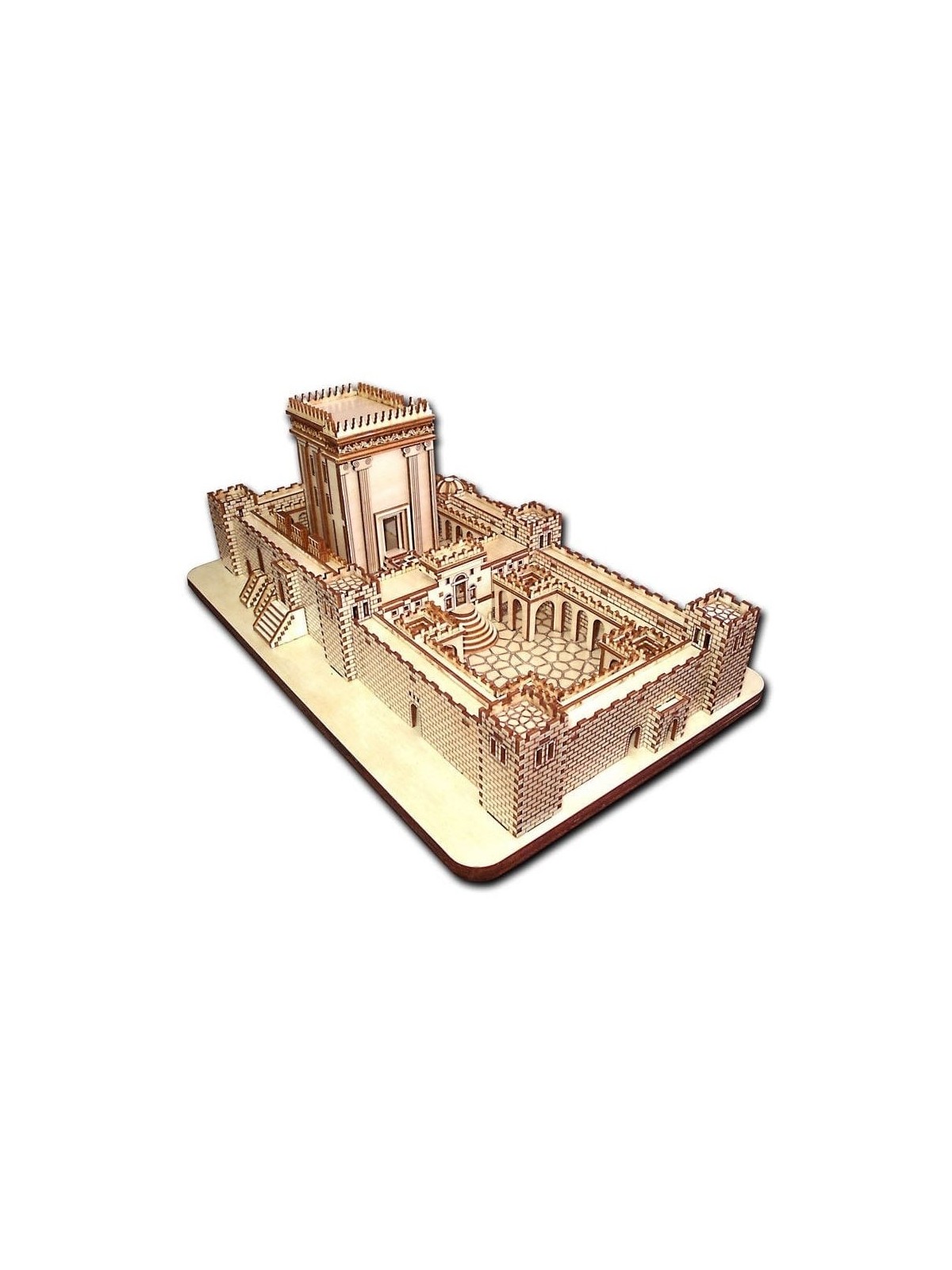 Jerusalem Second Temple Laser Cut 3D Do-it-Yourself Kit