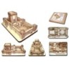 Jerusalem Second Temple Laser Cut 3D Do-it-Yourself Kit
