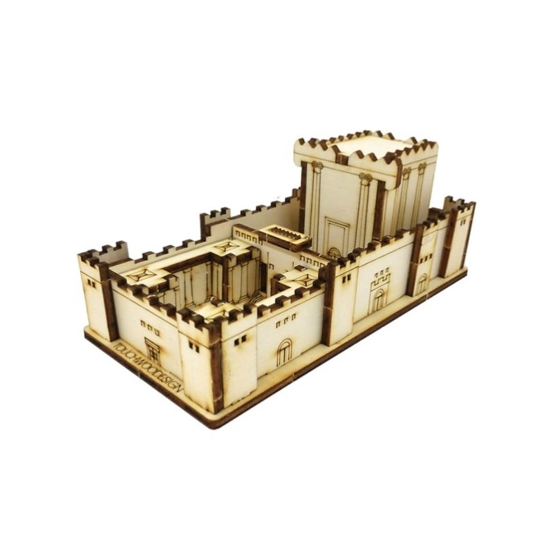Second Temple: Do-It-Yourself 3D Puzzle Kit (Choice of Sizes)