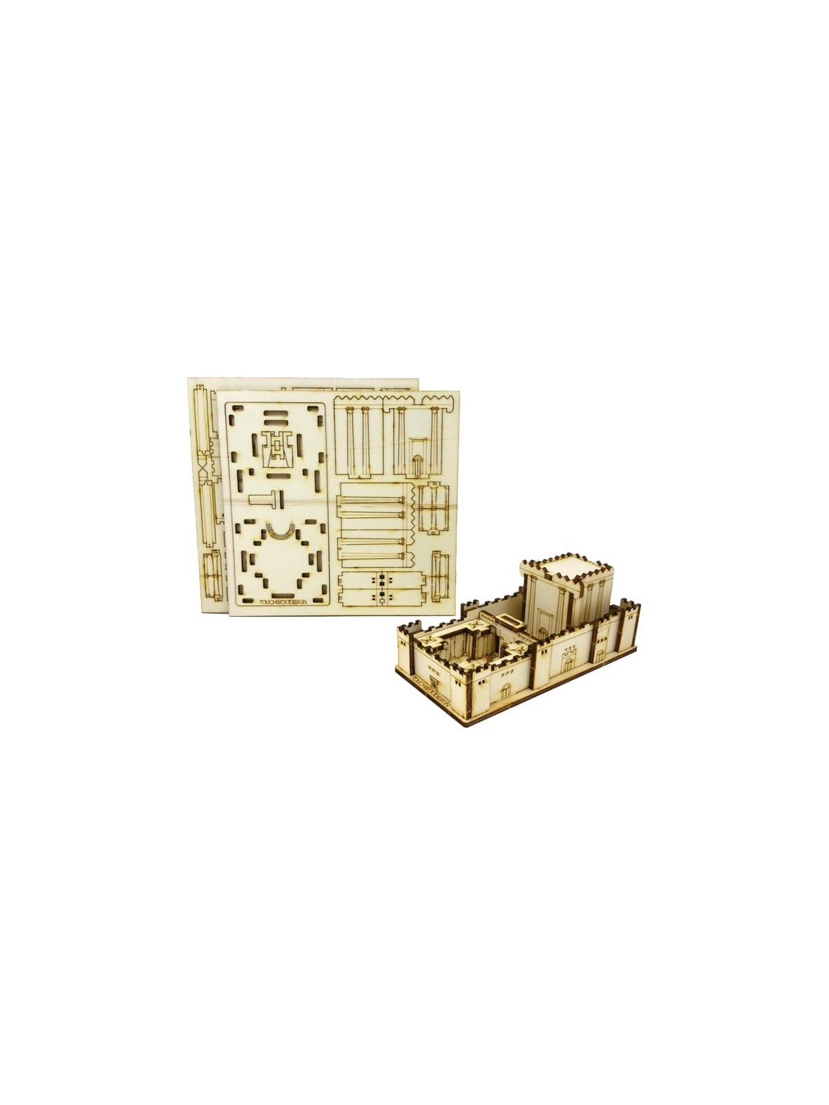 Second Temple: Do-It-Yourself 3D Puzzle Kit (Choice of Sizes)