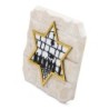Jerusalem Stone Star of David Standing Plaque