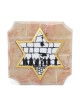 Jerusalem Stone Star of David Standing Plaque