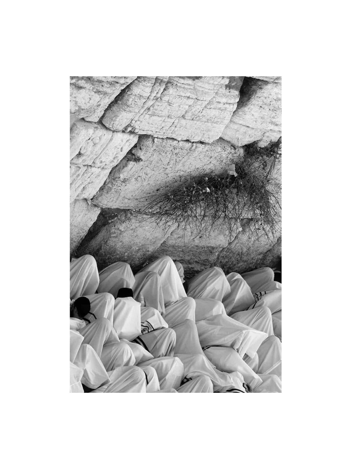 Priestly Blessing at the Western Wall Photograph by Oren Cohen