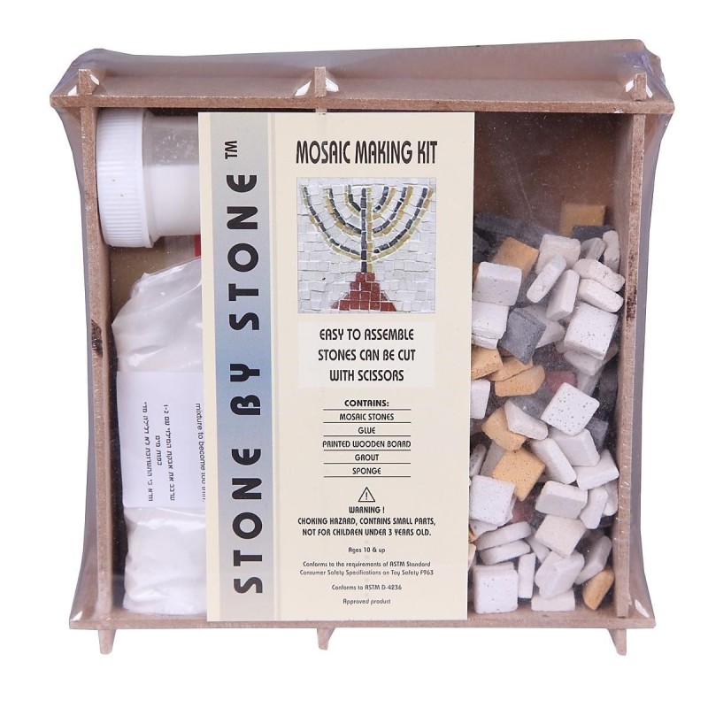 Do-It-Yourself Mosaic Kit - Menorah (Large)