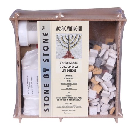 Do-It-Yourself Mosaic Kit - Menorah (Large)