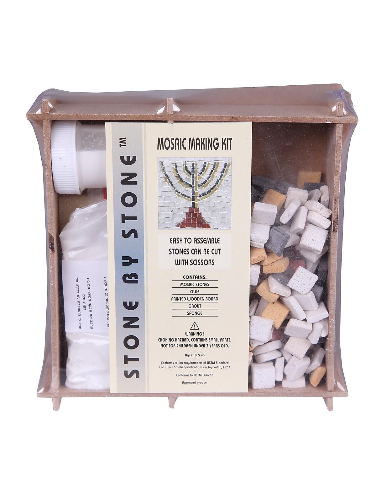 Do-It-Yourself Mosaic Kit - Menorah (Large)