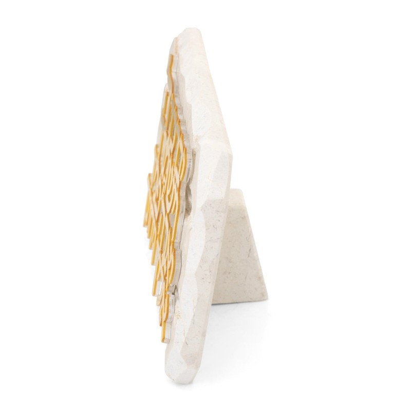 Jerusalem Stone Priestly Blessing Standing Plaque