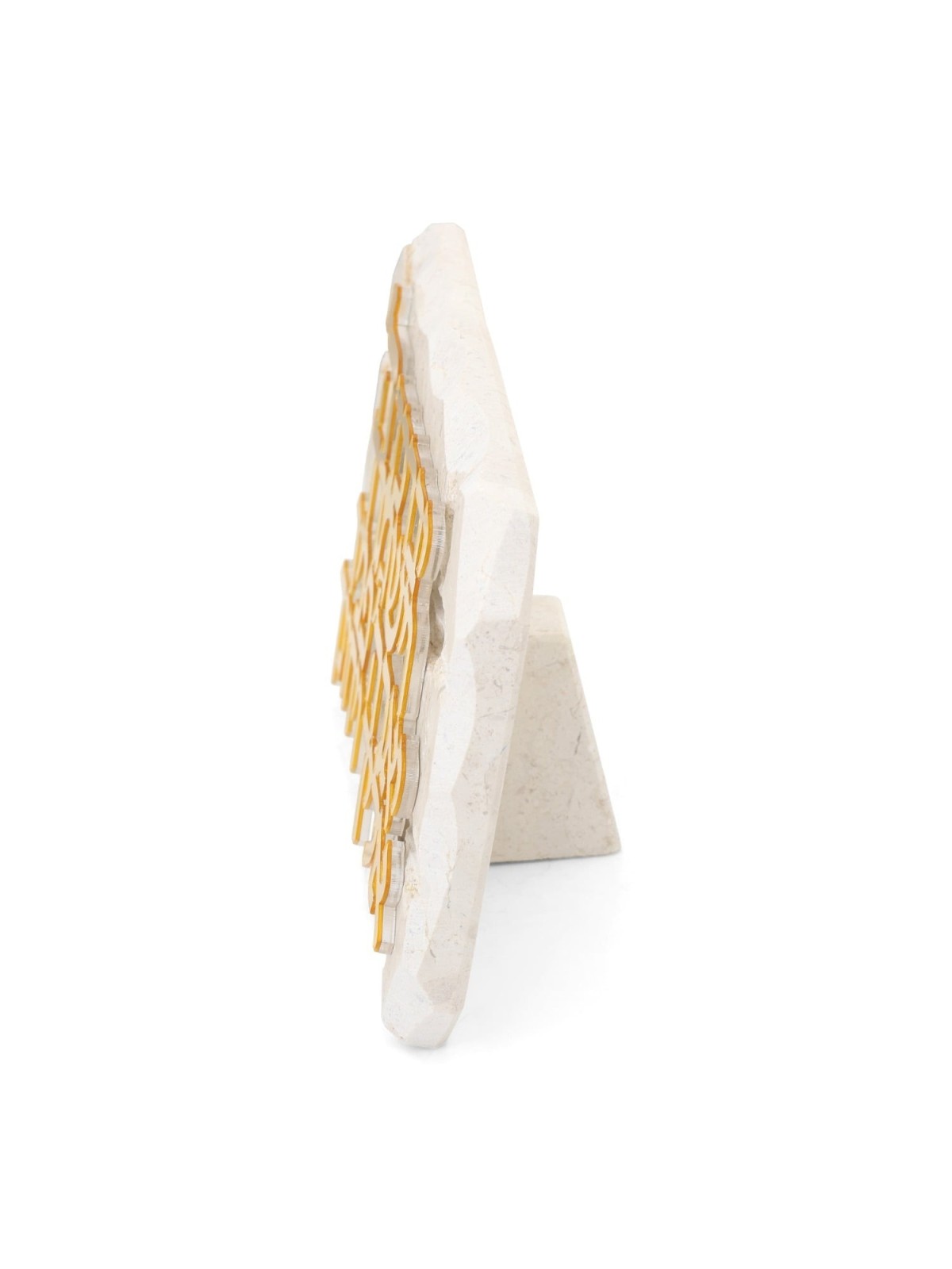 Jerusalem Stone Priestly Blessing Standing Plaque