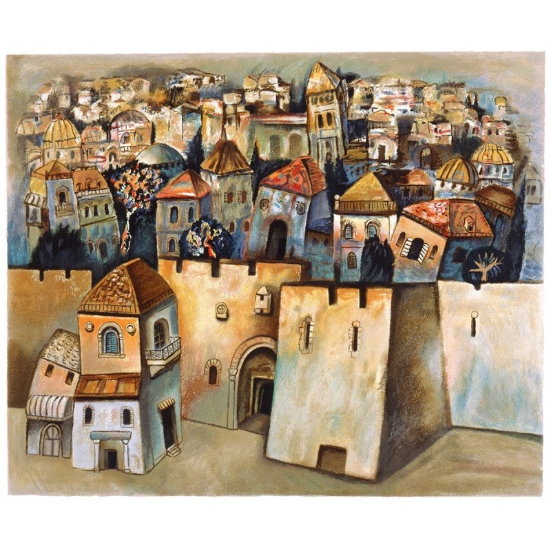 Jerusalem. Artist: Gregory Kohelet. Handsigned & Numbered Limited Edit