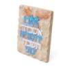 Jerusalem Stone Standing Plaque with Blue and White 'Im Eshkachech'