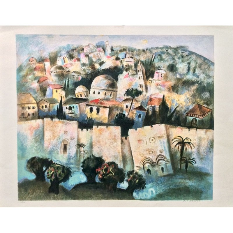Sunrise in Jerusalem. Artist: Gregory Kohelet. Handsigned & Numbered L