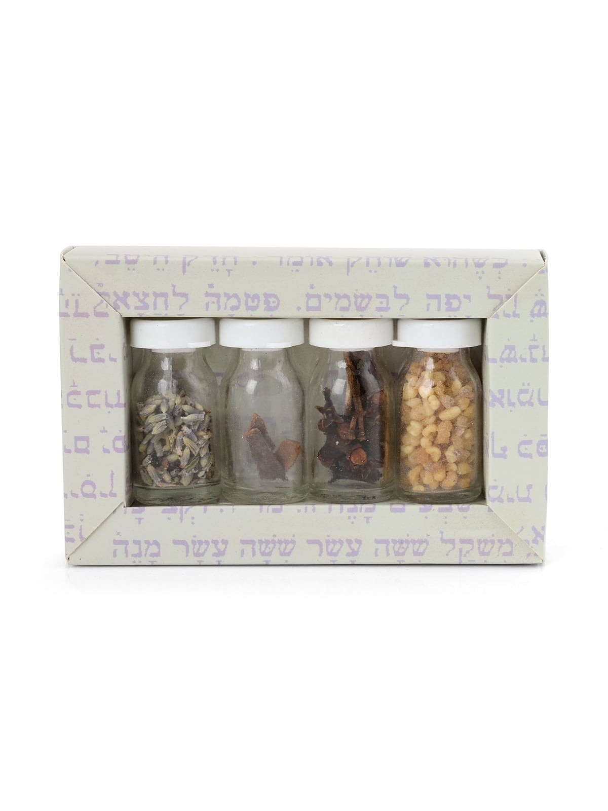 Temple Incense (Ketoret) Components - Set of 4 Jars