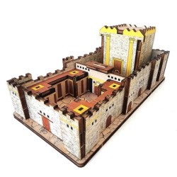 Wooden The Second Temple Colored DIY 3D Puzzle Kit