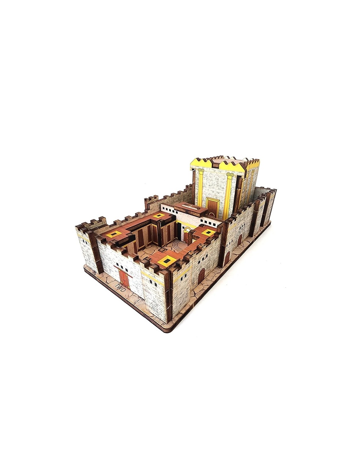 Wooden The Second Temple Colored DIY 3D Puzzle Kit